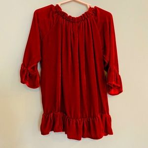Peek Label Red Holiday Dress